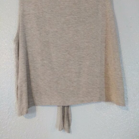 Dirtee Laundry women's size L oatmeal & black top - Picture 7 of 13